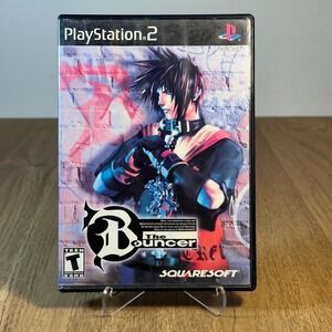 Squaresoft The Bouncer PS2 TESTED NTSC Black Good CIB + Registration Card